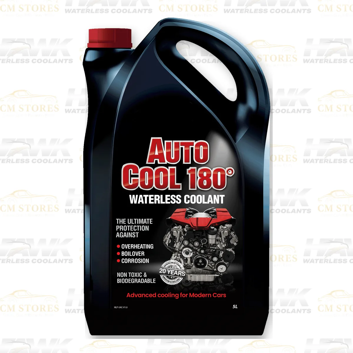 Refrigerante sin agua Hawk Auto Cool 180° · 5 litros Refrigerante sin agua Hawk Auto Cool 180° · 5 litros